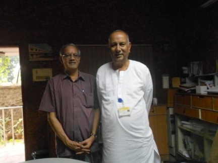 With Srinivasan,Sec of Hindu Mission Hospital